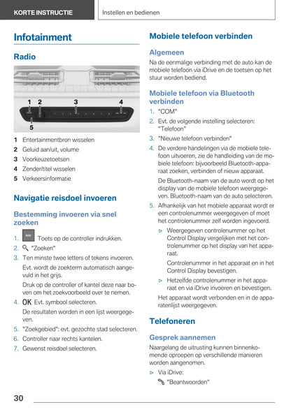 2020-2021 BMW 8 Series Cabrio Owner's Manual | Dutch