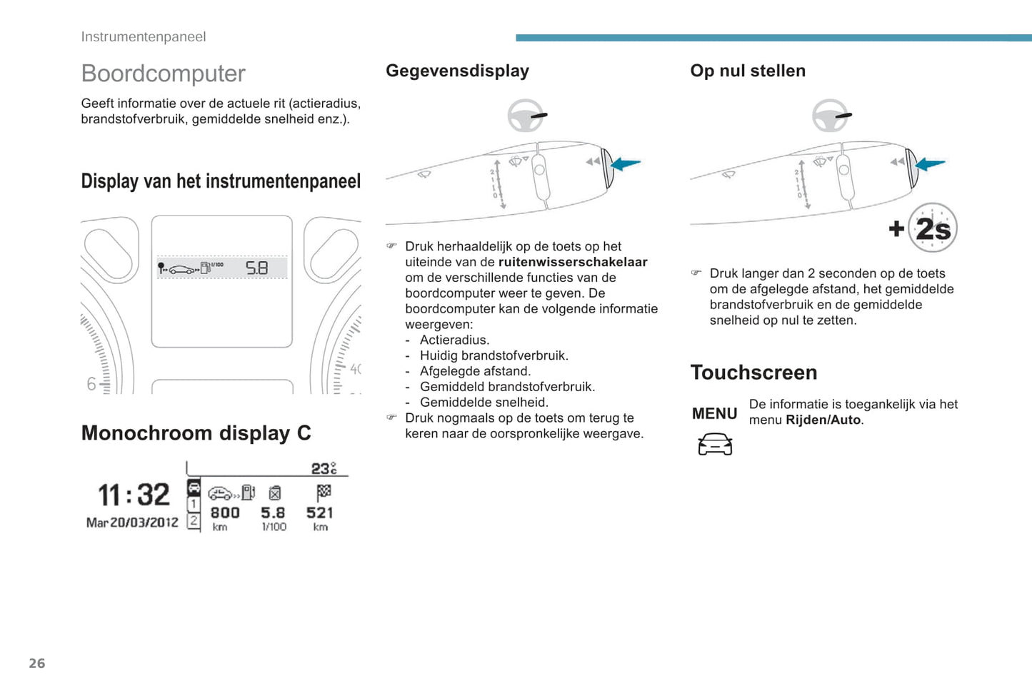 2017-2018 Peugeot 301 Owner's Manual | Dutch