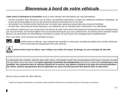 2018-2019 Renault Kangoo Owner's Manual | French