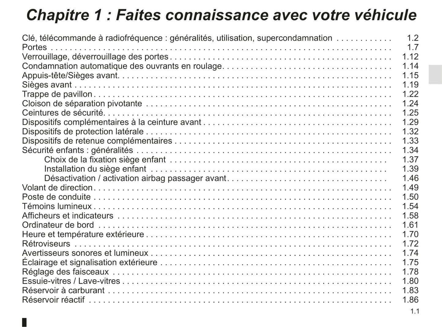 2018-2019 Renault Kangoo Owner's Manual | French