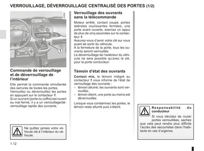 2018-2019 Renault Kangoo Owner's Manual | French