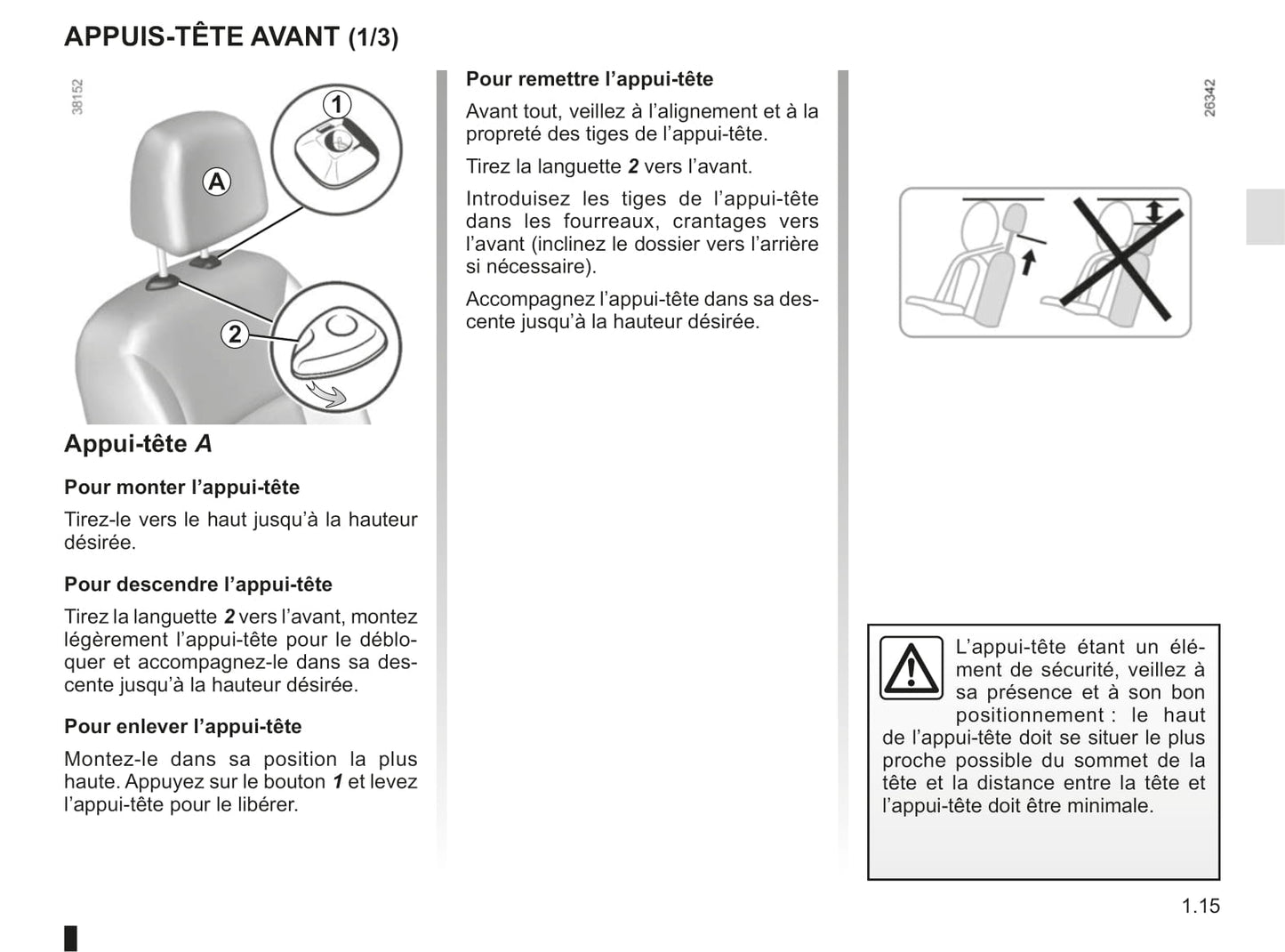 2018-2019 Renault Kangoo Owner's Manual | French