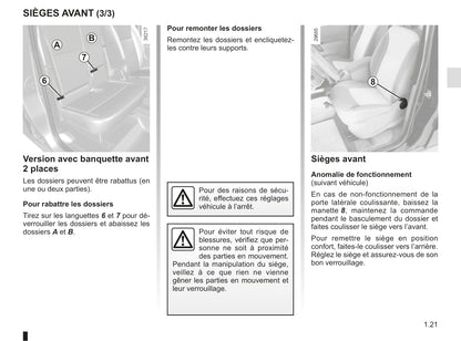 2018-2019 Renault Kangoo Owner's Manual | French