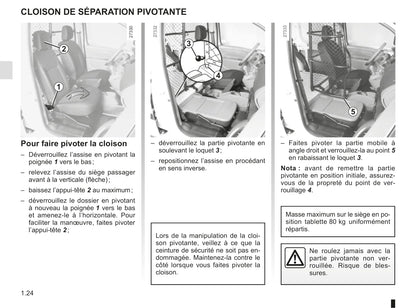 2018-2019 Renault Kangoo Owner's Manual | French