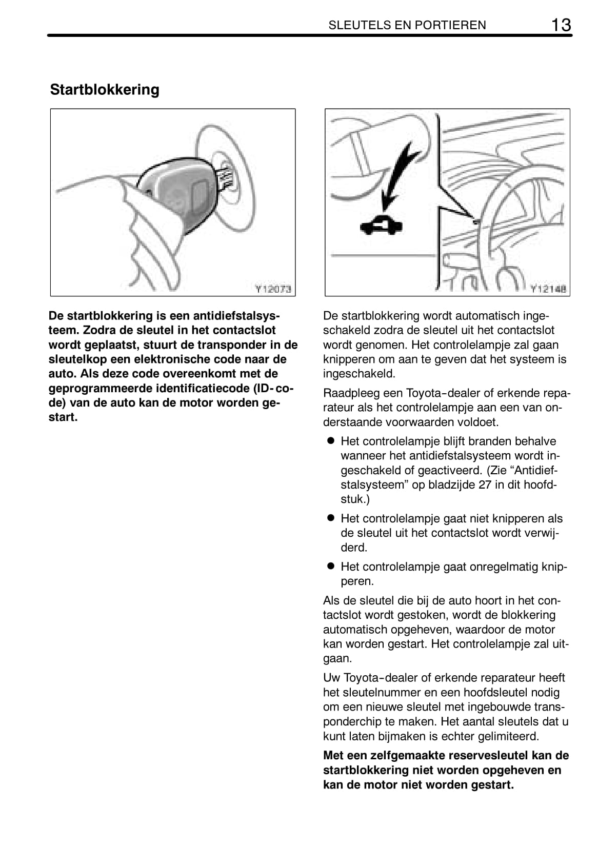 2003-2006 Toyota Avensis Verso Owner's Manual | Dutch