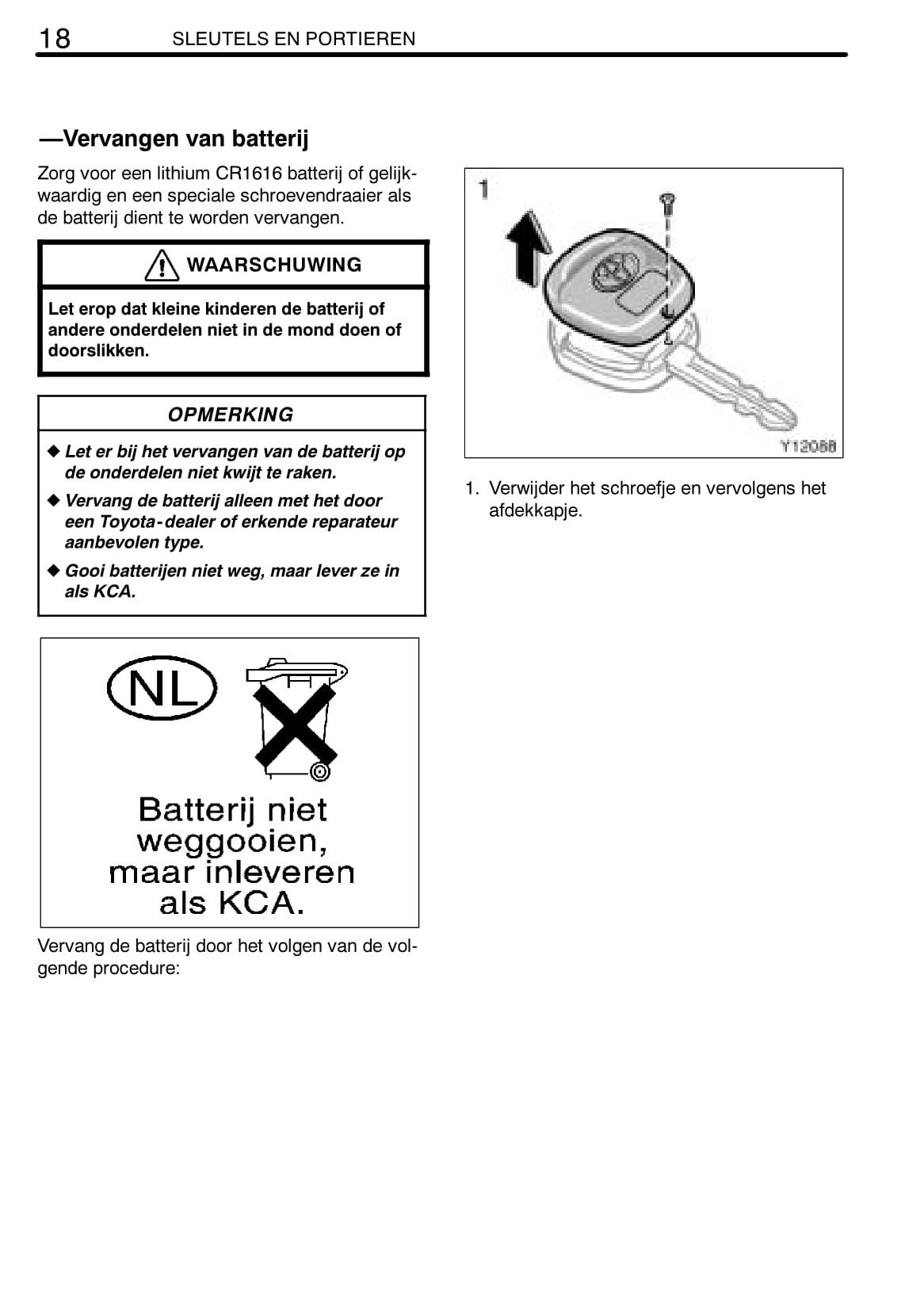 2003-2006 Toyota Avensis Verso Owner's Manual | Dutch