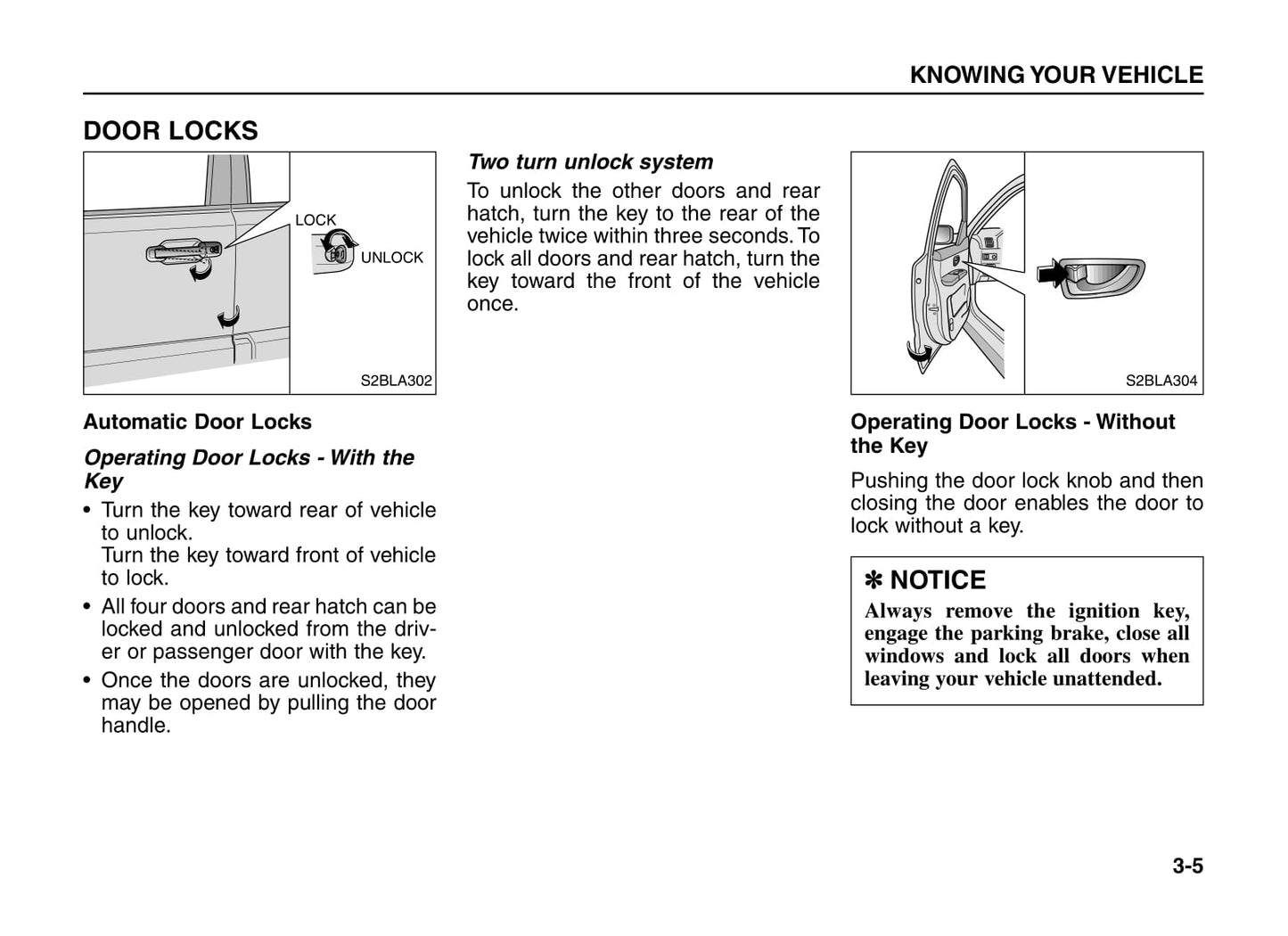 2005-2006 Kia Sorento Owner's Manual | English