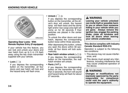 2005-2006 Kia Sorento Owner's Manual | English