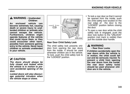 2005-2006 Kia Sorento Owner's Manual | English