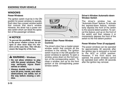 2005-2006 Kia Sorento Owner's Manual | English