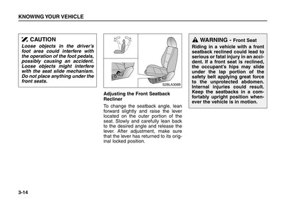 2005-2006 Kia Sorento Owner's Manual | English