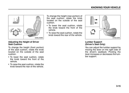 2005-2006 Kia Sorento Owner's Manual | English