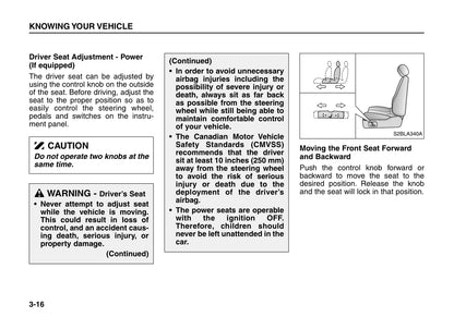 2005-2006 Kia Sorento Owner's Manual | English