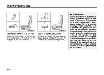 2005-2006 Kia Sorento Owner's Manual | English