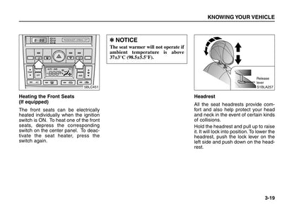 2005-2006 Kia Sorento Owner's Manual | English