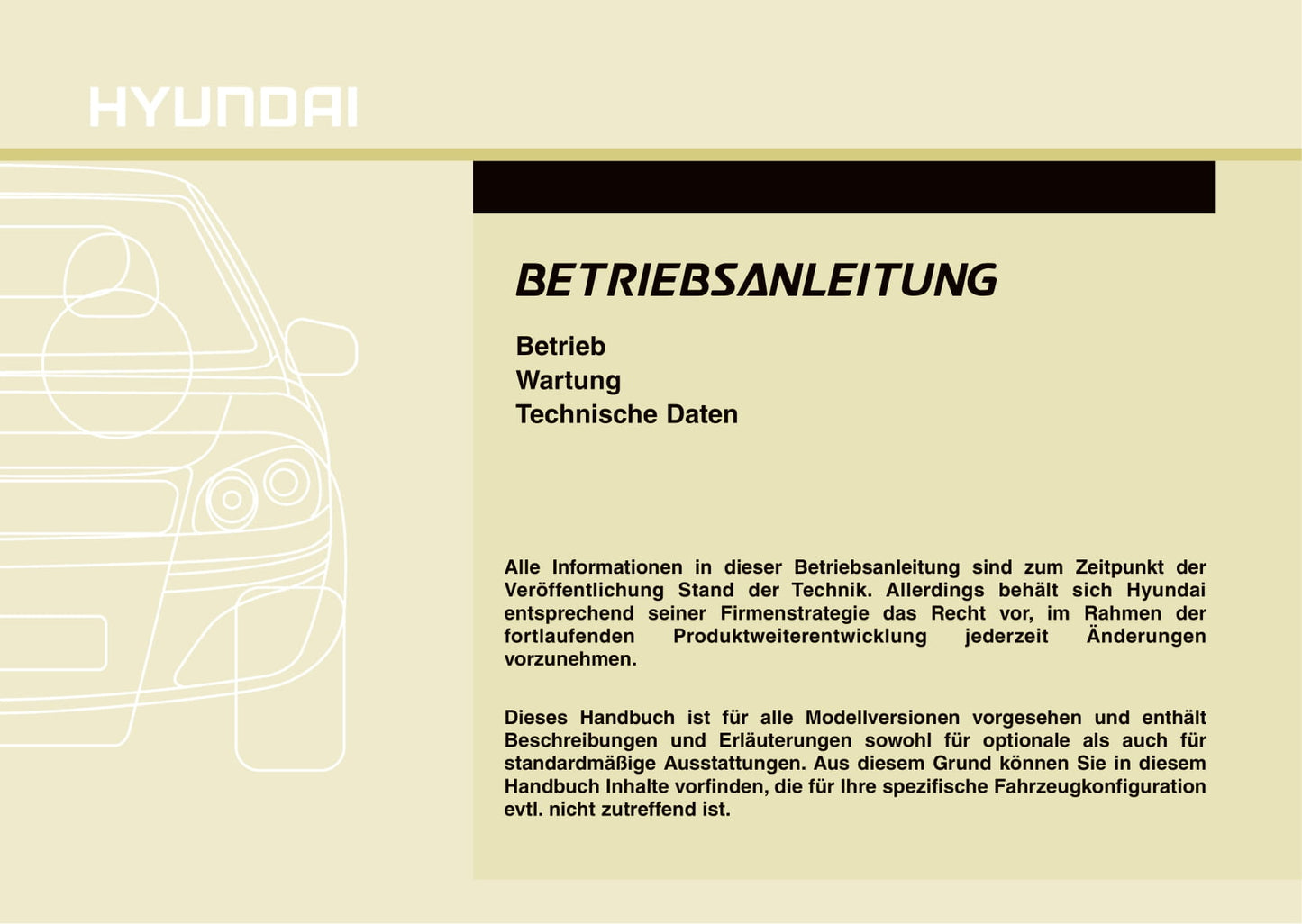 2010-2011 Hyundai ix20 Bedienungsanleitung | Deutsch