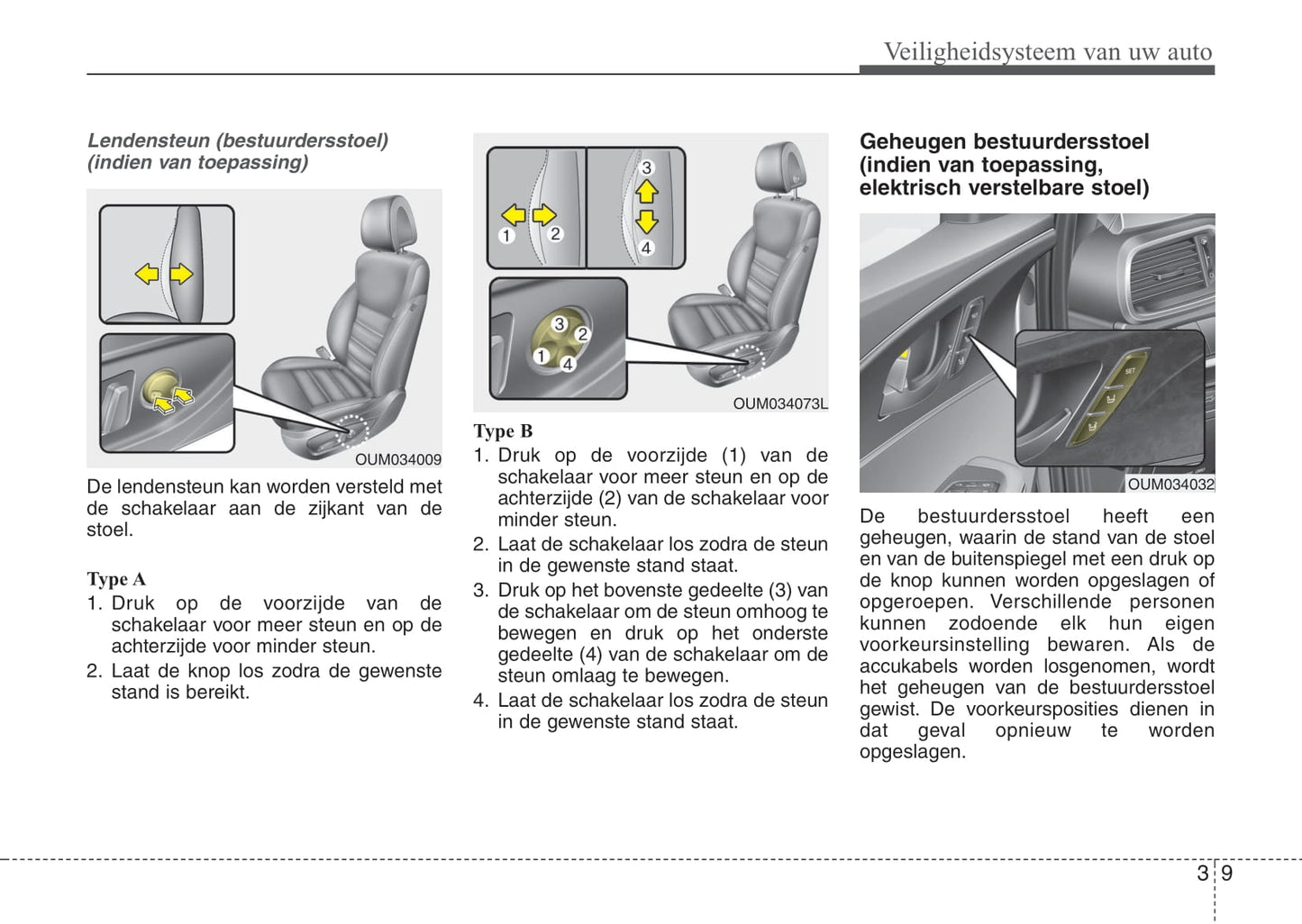 2016-2017 Kia Sorento Owner's Manual | Dutch