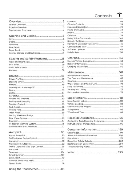 2020 Tesla Model 3 Owner's Manual | English