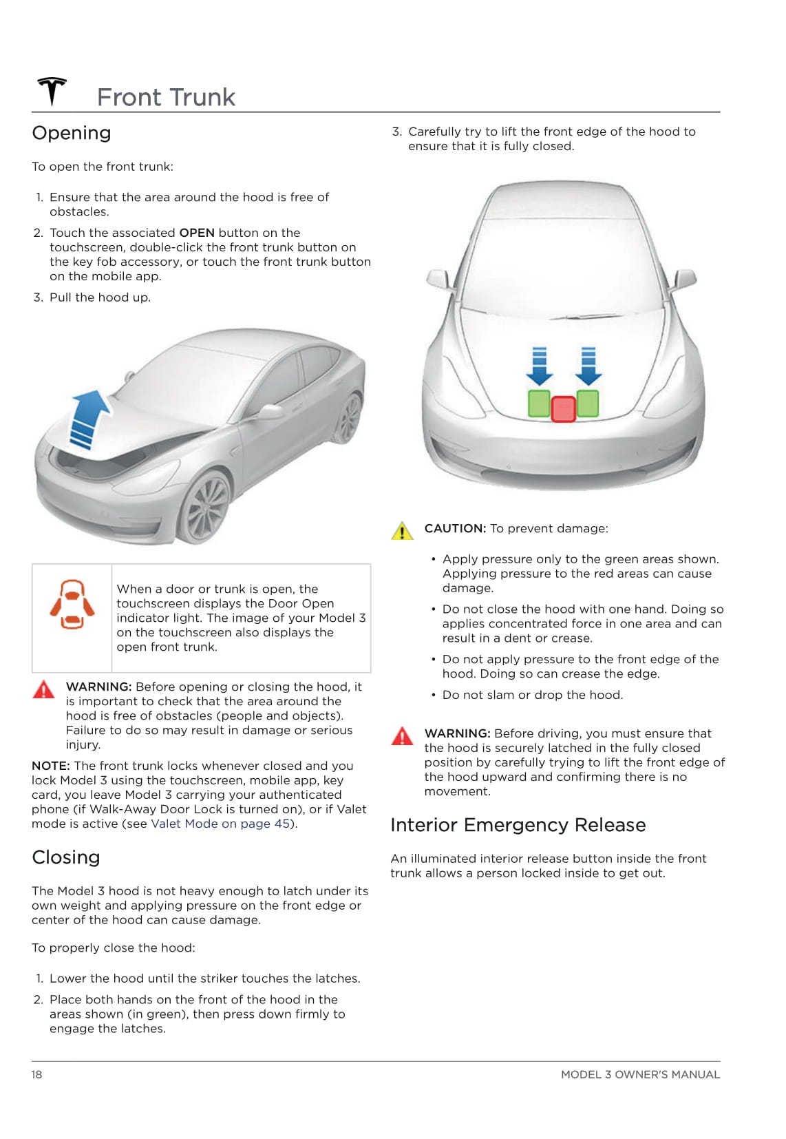 2020 Tesla Model 3 Owner's Manual | English