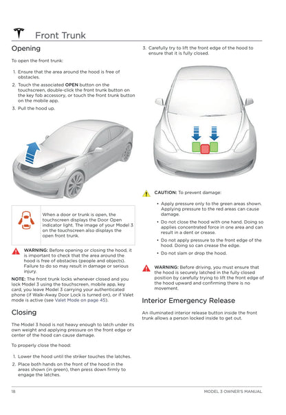 2020 Tesla Model 3 Owner's Manual | English