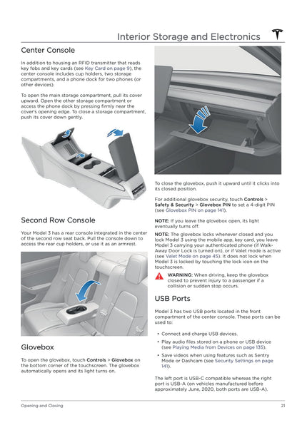 2020 Tesla Model 3 Owner's Manual | English