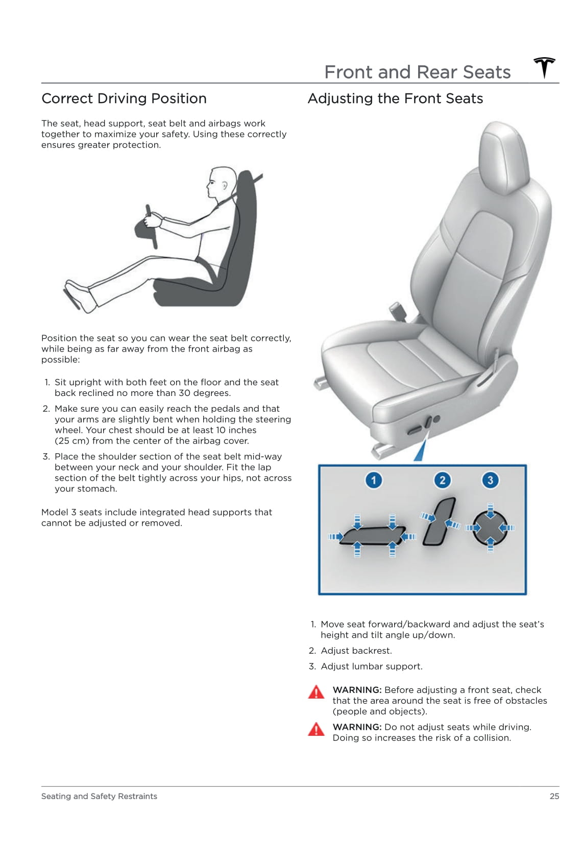 2020 Tesla Model 3 Owner's Manual | English