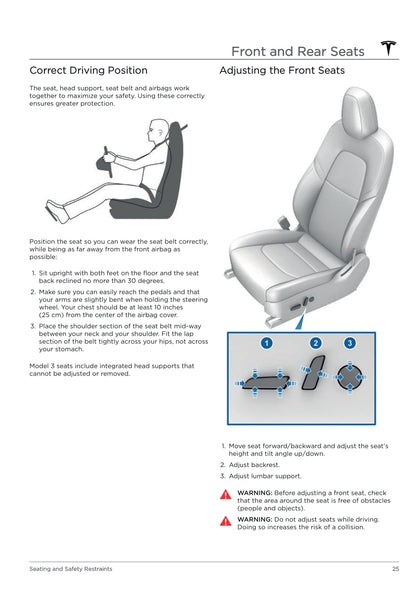 2020 Tesla Model 3 Owner's Manual | English