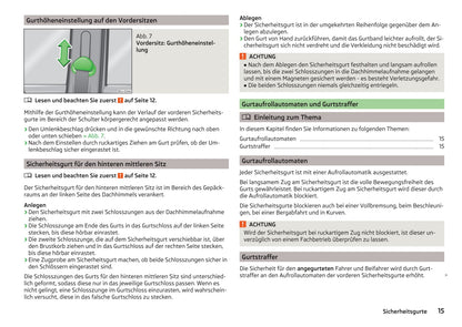 2014-2015 Skoda Roomster Gebruikershandleiding | Duits