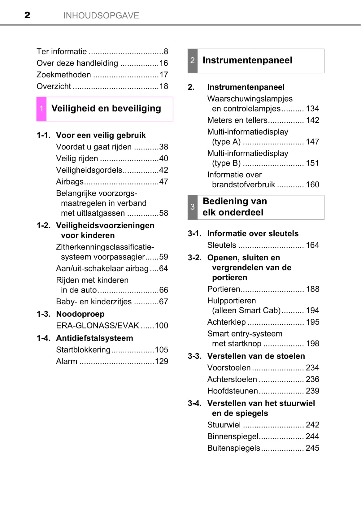 2019-2020 Toyota Hilux Owner's Manual | Dutch