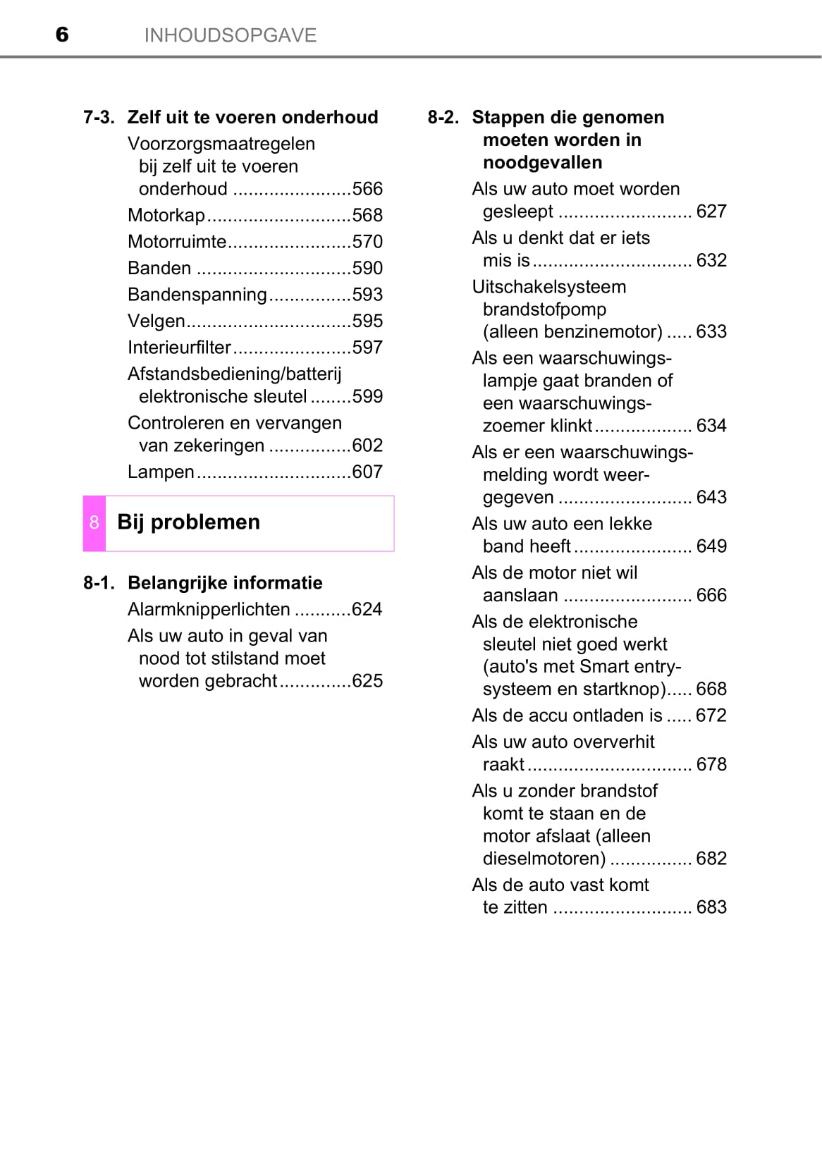 2019-2020 Toyota Hilux Owner's Manual | Dutch