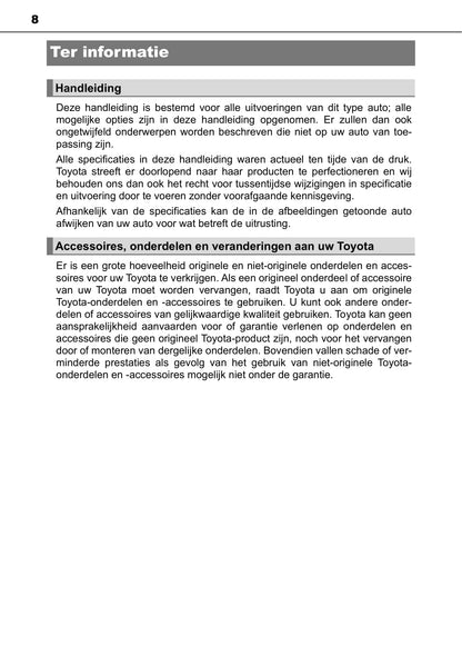 2019-2020 Toyota Hilux Owner's Manual | Dutch