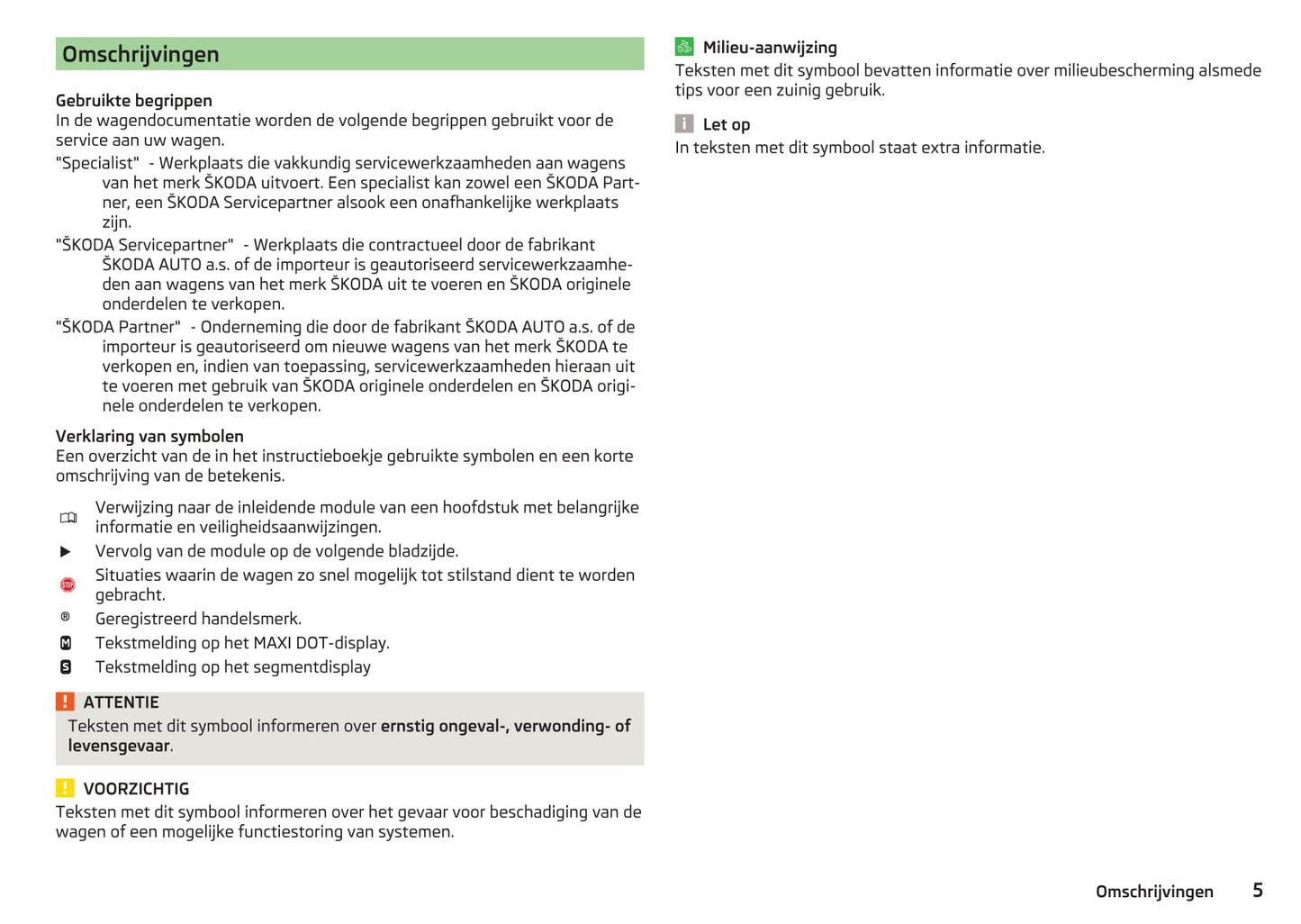 2014-2015 Skoda Superb Gebruikershandleiding | Nederlands