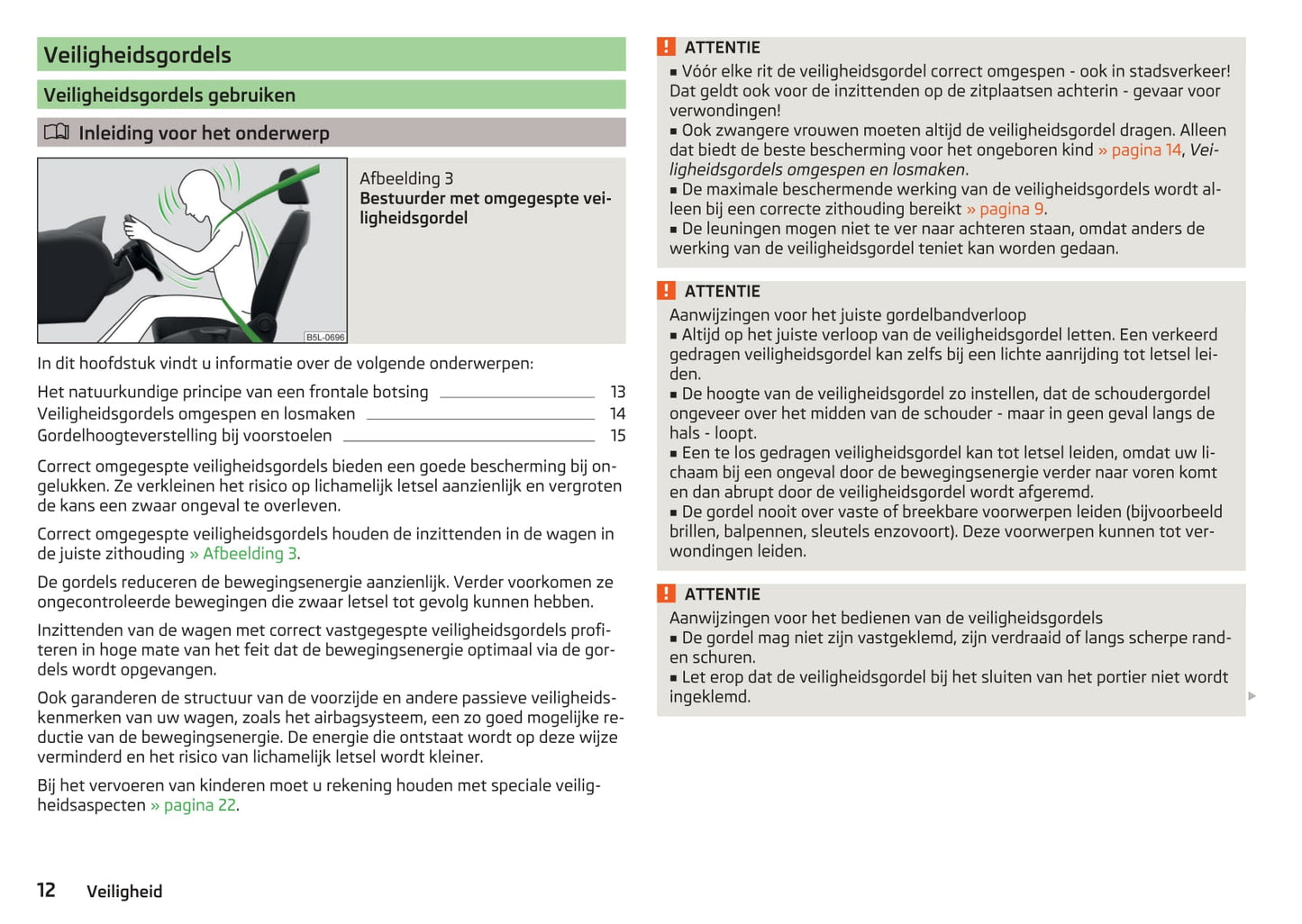 2014-2015 Skoda Superb Gebruikershandleiding | Nederlands