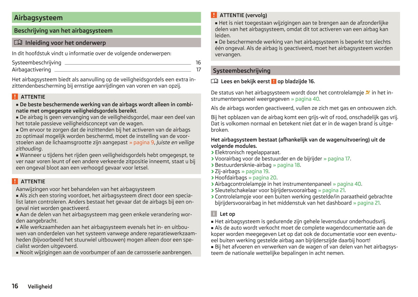 2014-2015 Skoda Superb Gebruikershandleiding | Nederlands