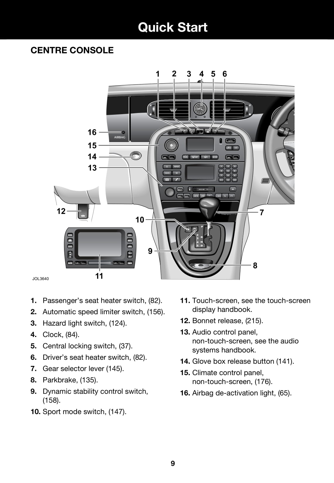 2006-2007 Jaguar XJ Gebruikershandleiding | Engels