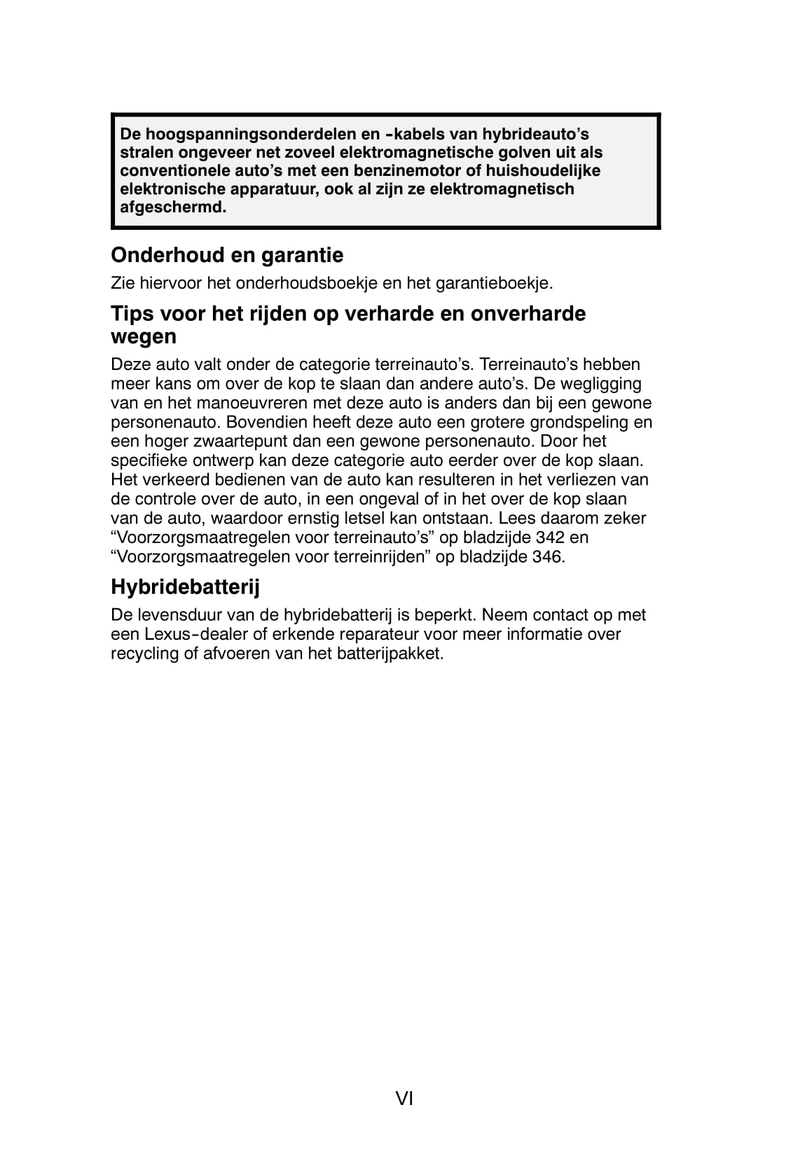 2008-2009 Lexus RX 400h Gebruikershandleiding | Nederlands