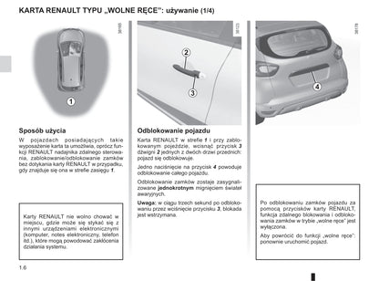 2016-2017 Renault Captur Bedienungsanleitung | Polnisch