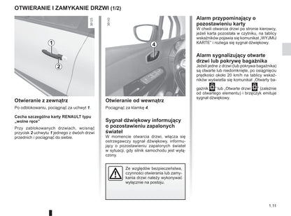 2016-2017 Renault Captur Bedienungsanleitung | Polnisch