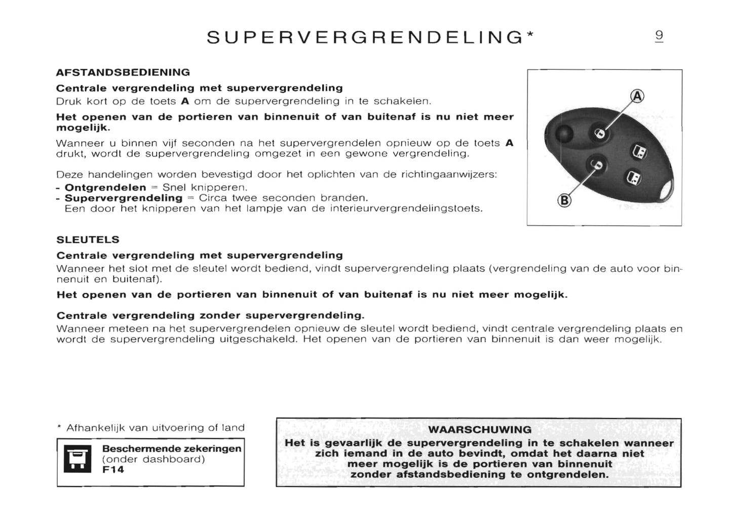 2001-2002 Citroën Saxo Gebruikershandleiding | Nederlands