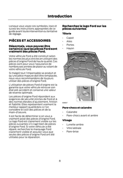 2011-2012 Ford Fusion Gebruikershandleiding | Frans