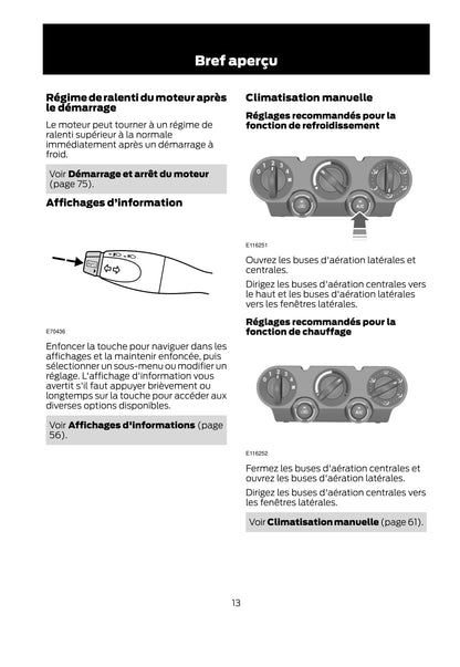 2011-2012 Ford Fusion Gebruikershandleiding | Frans