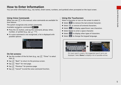 Honda Accord Navigation Owner's Manual 2020