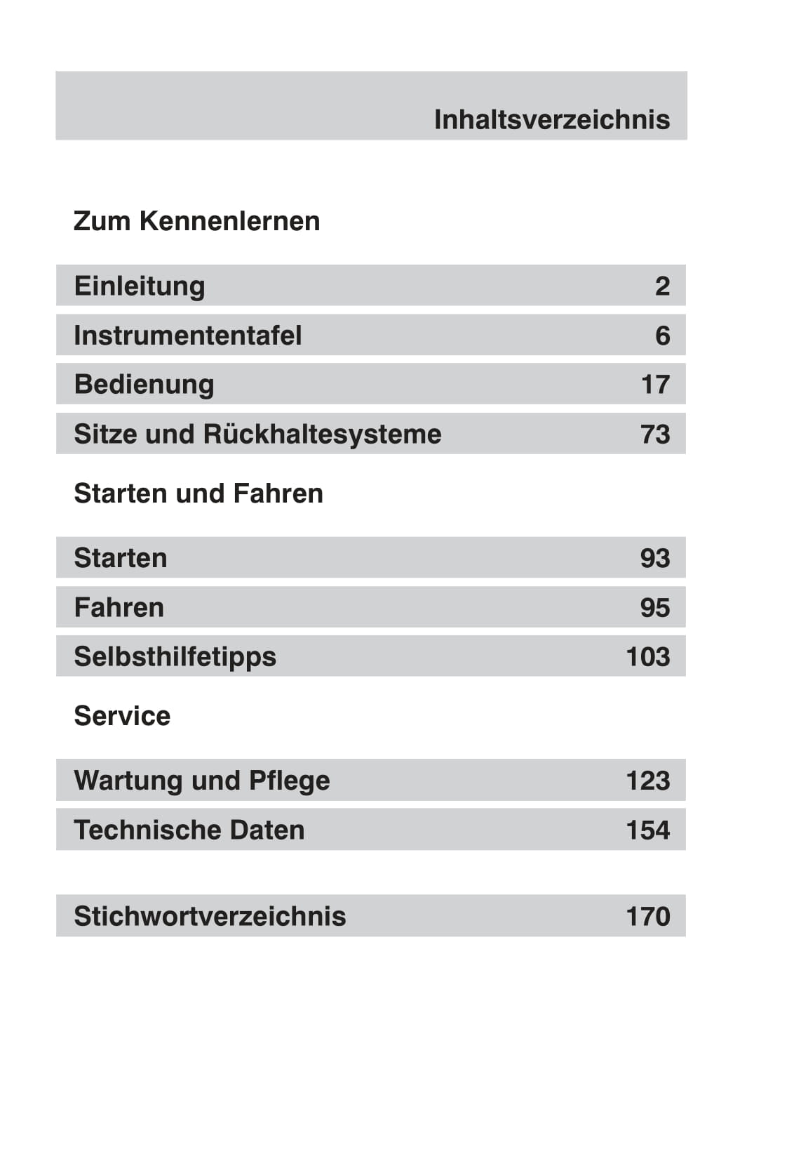 2003-2006 Ford StreetKa Owner's Manual | German