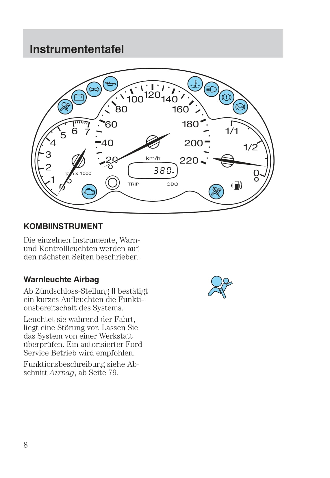 2003-2006 Ford StreetKa Owner's Manual | German