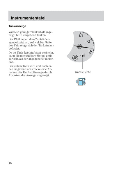 2003-2006 Ford StreetKa Owner's Manual | German