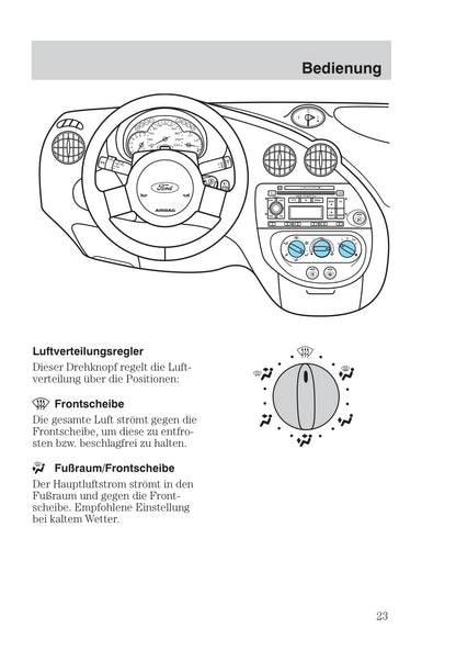 2003-2006 Ford StreetKa Owner's Manual | German