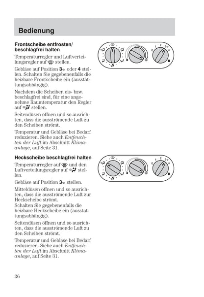 2003-2006 Ford StreetKa Owner's Manual | German