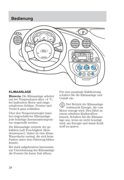 2003-2006 Ford StreetKa Owner's Manual | German