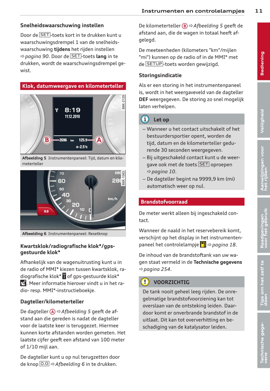 2011-2015 Audi A4/A4 Avant/A4 allroad/S4/S4 Avant Owner's Manual | Dutch