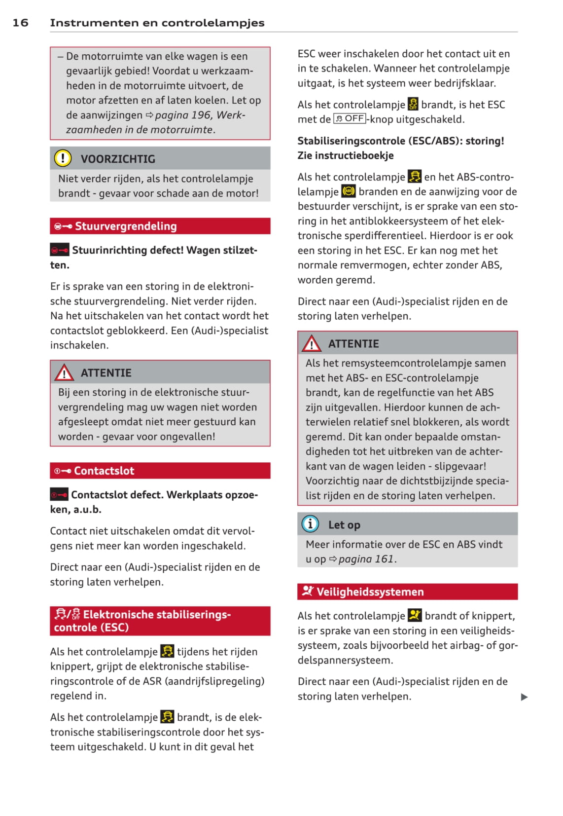 2011-2015 Audi A4/A4 Avant/A4 allroad/S4/S4 Avant Owner's Manual | Dutch